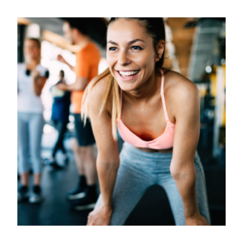 Image of person in a gym