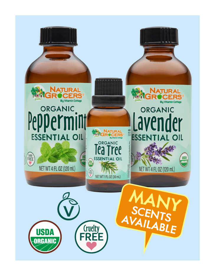 Natural Grocers® Brand Organic Essential Oils