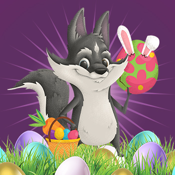 Golden Easter Egg Hunt - Kids Crafts