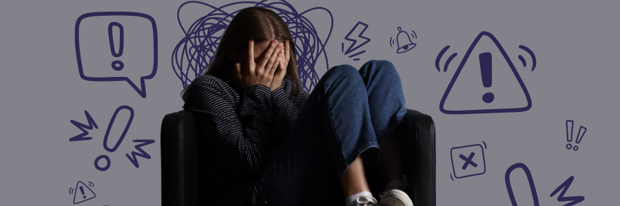 Image of a person experiencing anxiety