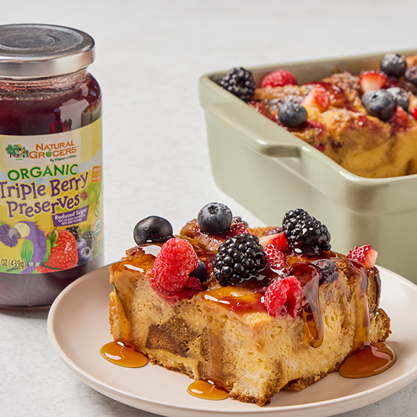 Triple Berry Gluten-Free French Toast Bake