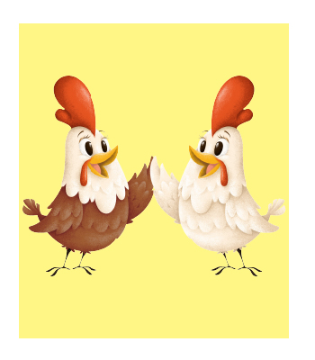 Harmony and Hope the Hens