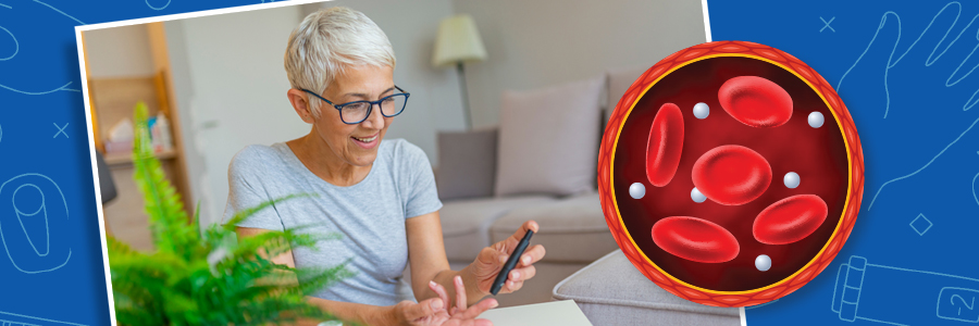 Image of person taking blood pressure test