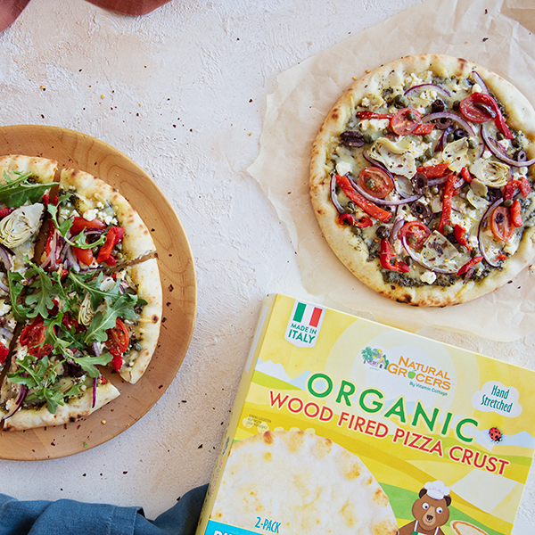 Grilled Mediterranean Pizza