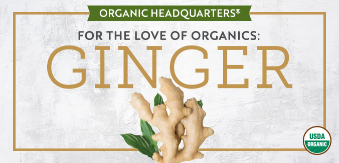 For The Love of Organics: Ginger