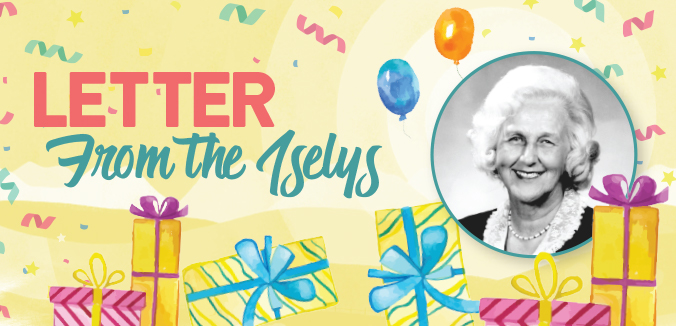 Letter from the Iselys - August 2021