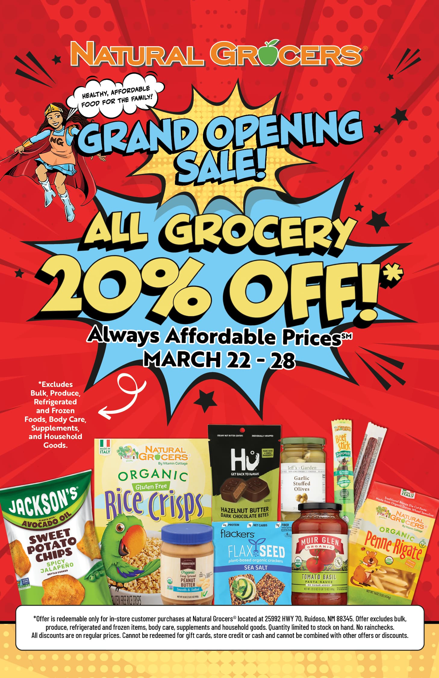 Ruidoso Grand Opening Sale