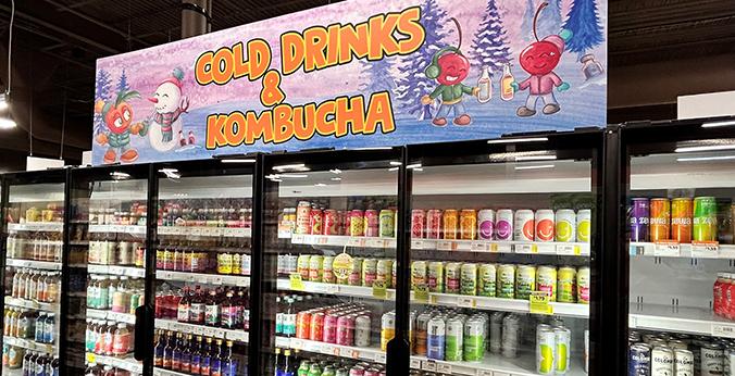 Natural Grocers Temple TX Cold Drinks & Kombucha Department