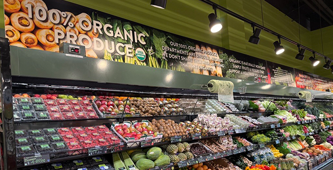 Grand Junction Natural Grocers 100% Organic Produce Department
