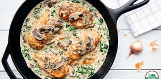 Quick Keto Organic Chicken Florentine