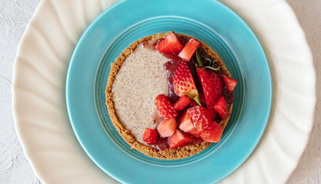 No-Bake Strawberry Lemon Tartlets