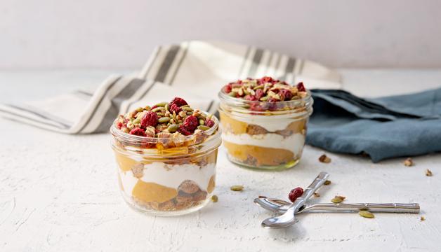 Individual Vegan Pumpkin Trifles
