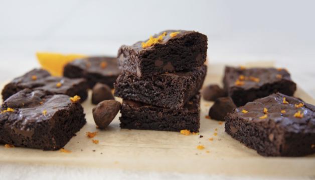 Dark Chocolate Truffle Brownies