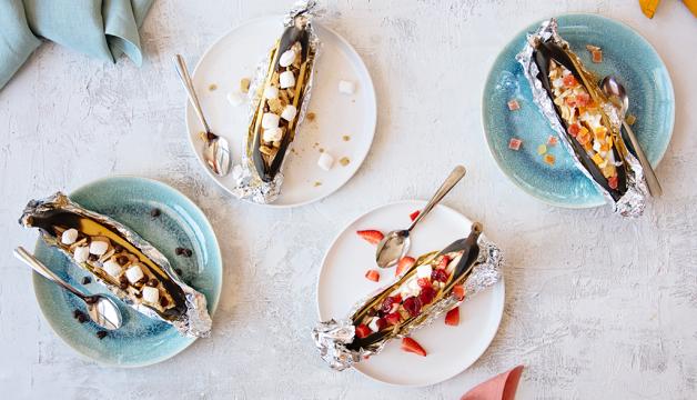 Stuffed Banana Boats