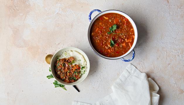 Spicy Turkey & Sweet Potato Gumbo
