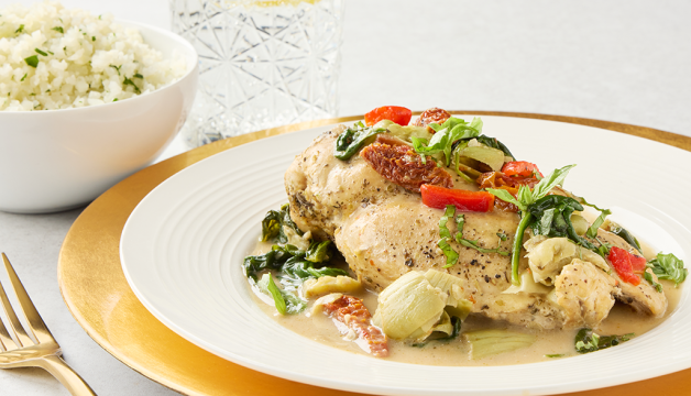 Slow Cooker Tuscan Chicken