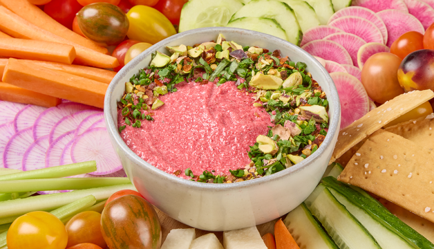 Creamy Beet and Feta Dip