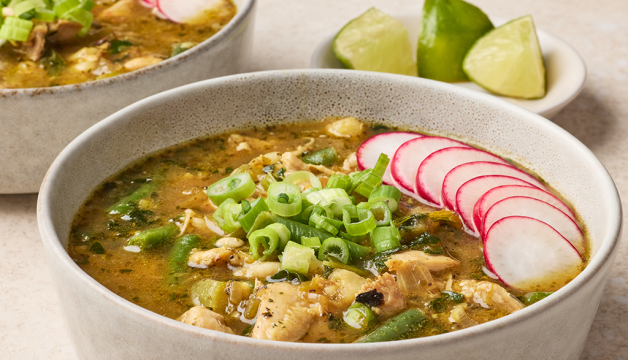 Slow Cooker Salsa Verde Chicken Soup