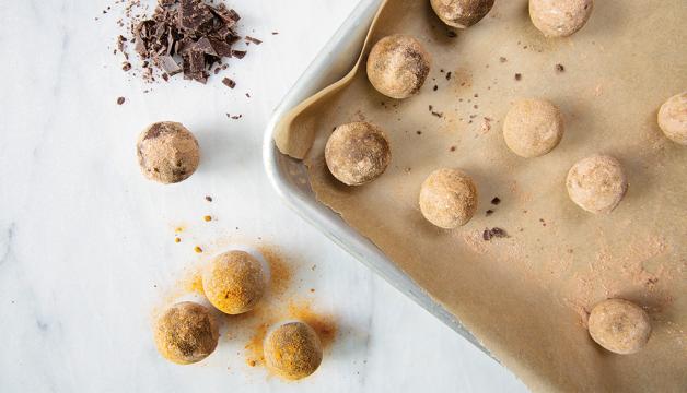 Chocolate Turmeric Truffles