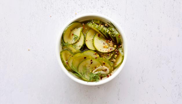 Quickles (aka Refrigerator Quick Pickles)