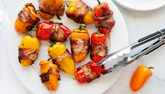 Grilled Shrimp-Stuffed Peppers