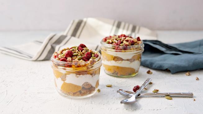 Individual Vegan Pumpkin Trifles