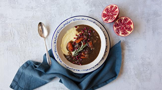 Slow-Cooker Pomegranate Beef Stew