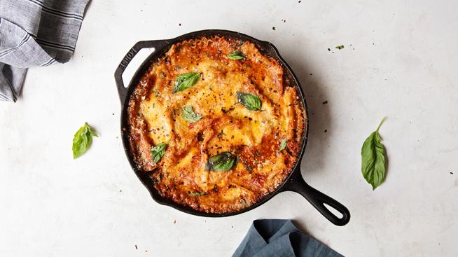 One-Pot Vegetarian Lasagna