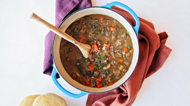 Slow-Cooked Beef and Vegetables in a Savory Gravy