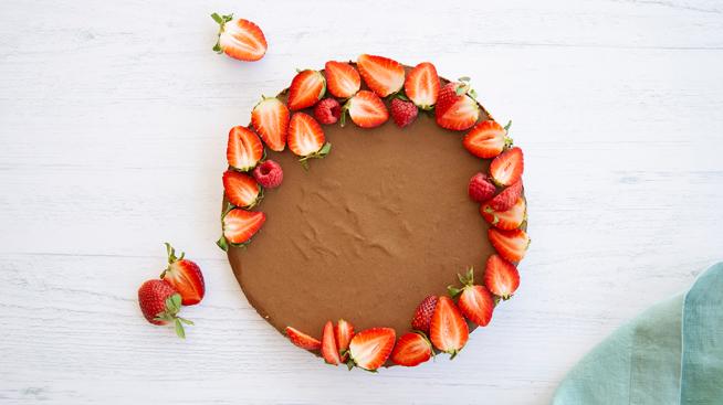 Chocolate Chia Icebox Tart