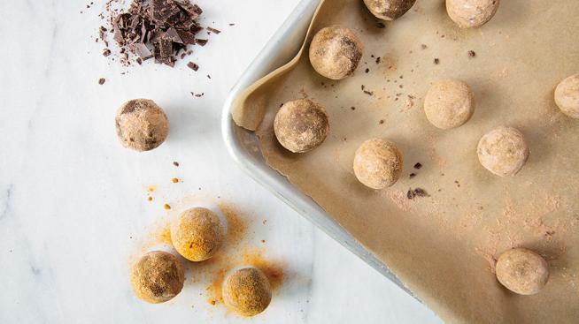 Chocolate Turmeric Truffles