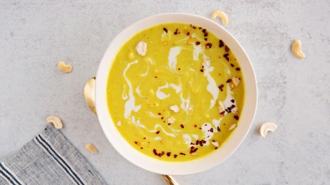 Creamy Curry Cauliflower Soup